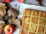 Gâteau moelleux aux pommes saveur vanille