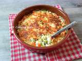 Gratin de carottes et poireaux