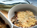 Gratin de champignons au riz