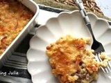 Gratin de coquillettes au maroilles