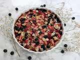 Gratin de flocons d'avoine aux fruits rouges