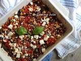 Gratin de légumes confits à la grecque