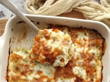 Gratin de ravioles au chou frisé