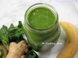 Green smoothie un peu piquant