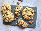 Gros cookies amande et chocolat