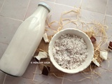 Lait de coco et son okara