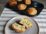 Muffins aux courgettes et lardons