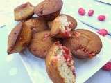 Muffins aux pralines roses