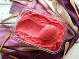 Nice cream à la framboise (express, sans sorbetière)