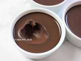 Petites crèmes velours choco-coco sur healthy julia