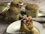 Petits moelleux au thé matcha et fruits rouges (multi délices)