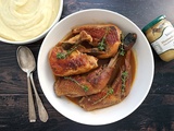 Pintade sauce moutarde et miel