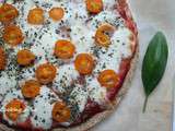 Pizza margherita au quinoa