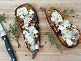 Pizzas d'aubergines aux légumes