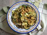 Pois chiches et courgettes à l'orientale