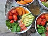 Poke bowl saumon-lentilles