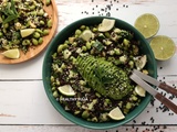 Salade de lentilles noires et edamame