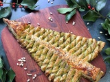 Sapin feuilleté au pesto à la truffe