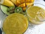 Smoothie mangue-banane-kiwi