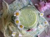 Smoothie vert amande