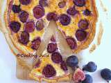 Tarte aux figues, chevre et miel