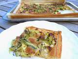 Tarte fine au boursin et à la courgette