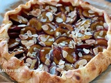 Tarte rustique aux prunes et amandes de j.-f. mallet