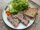 Terrine de campagne express à l’aubergine