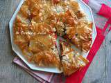 Tourtière aux légumes et pesto de fanes de carottes