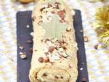 ✩ Bûche de Noël Amandes & Praliné