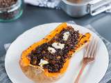 Butternut Farcie au Quinoa et champignons