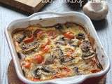 Clafoutis aux Champignons et Tomates