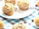 Cupcakes façon crumble aux Abricots et Noisettes