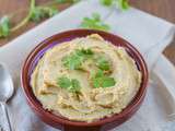 Houmous de lentilles corail et lait de coco