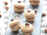 Macarons au Chocolat et Noisettes