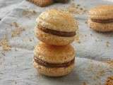 ♥ Macarons Spéculoos et Chocolat au Lait