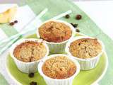 Muffins Pommes et Raisins secs au son d’avoine