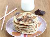 Pancakes aux Pépites de Chocolat