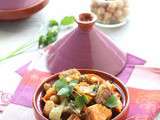 Tajine de Cabillaud et Patates douces à la Coriandre