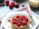 Tarte aux Framboises et Noisettes