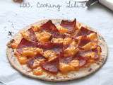 Tarte fine Bacon et Cheddar