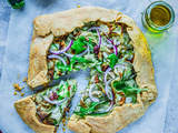 Tarte rustique Courgettes & Pesto