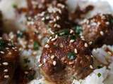 Boulettes de boeuf aux saveurs asiatiques