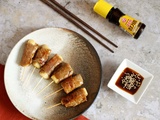 Brochettes de yakitori boeuf fromage