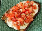 Bruschetta à la salsa de tomates