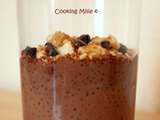 Chia pudding cacao banane - sans lactose