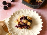 Crumble aux cerises