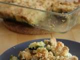 Crumble aux courgettes et à la feta