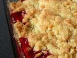 Crumble aux fruits rouges