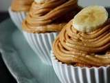 Cupcake banane et confiture de lait façon Banoffee